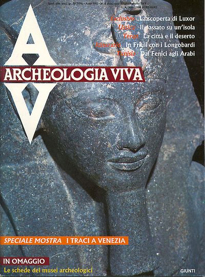 Archeologia Viva n. 6 - luglio/agosto 1989